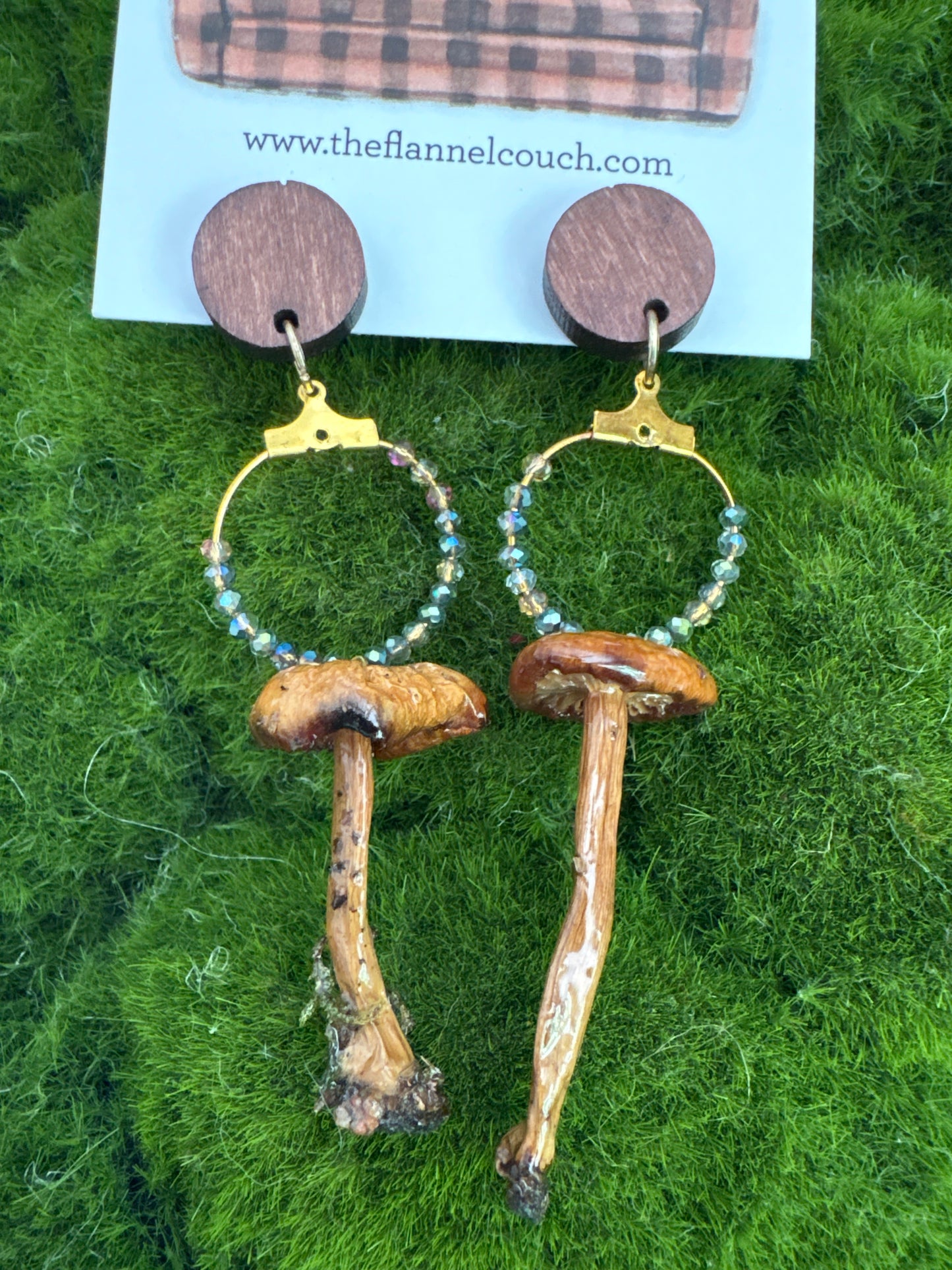Wild Ontario Mushrooms Earrings