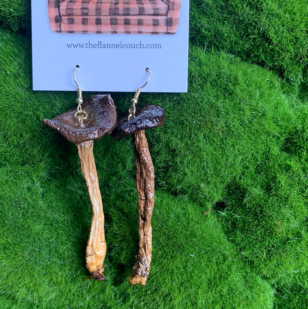 Wild Ontario Mushrooms Earrings