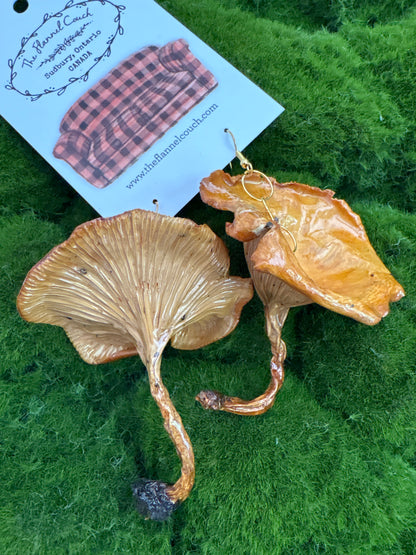 Wild Ontario Mushrooms Earrings