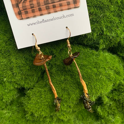 Wild Ontario Mushrooms Earrings