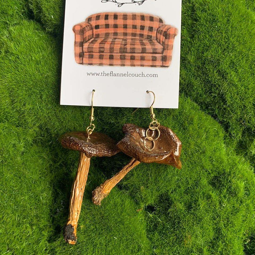 Wild Ontario Mushrooms Earrings
