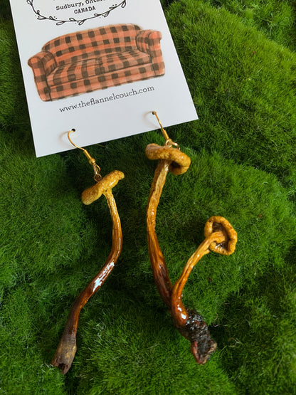 Wild Ontario Mushrooms Earrings