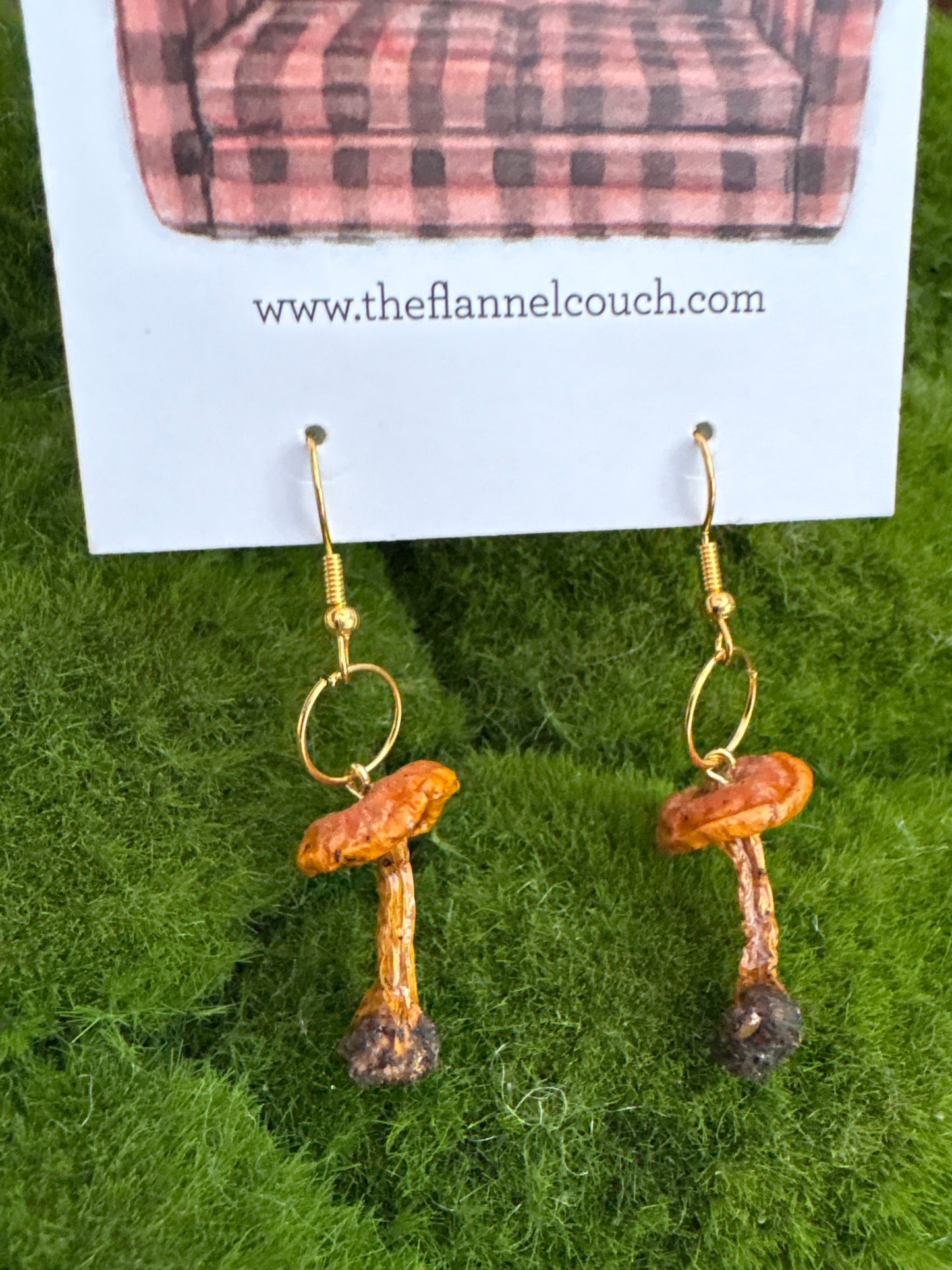 Wild Ontario Mushrooms Earrings