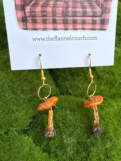 Wild Ontario Mushrooms Earrings