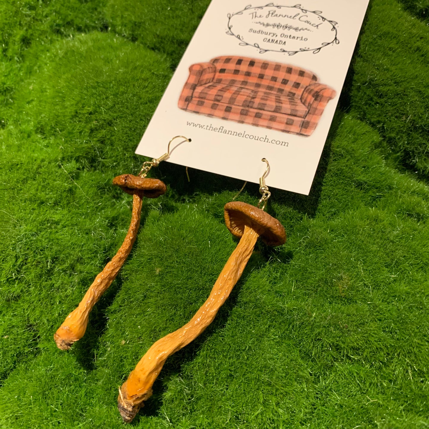 Wild Ontario Mushrooms Earrings